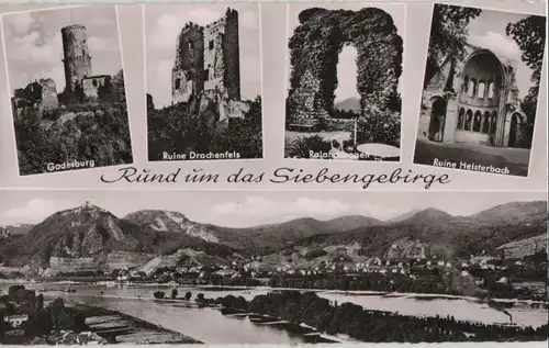 Siebengebirge - u.a. Rolandsbogen - ca. 1960
