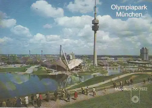 München - Sport- Schwimmhalle u. Turm - ca. 1985