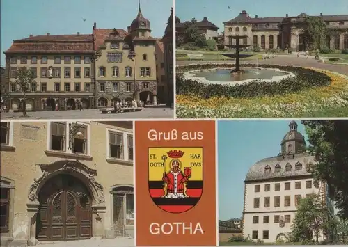 Gotha - u.a. Haus zur Goldenen Schelle - ca. 1985