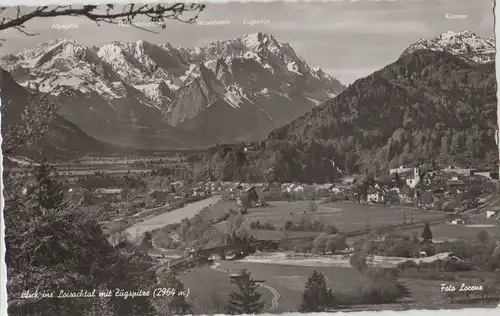Loisach - mit Zugspitze - 1960