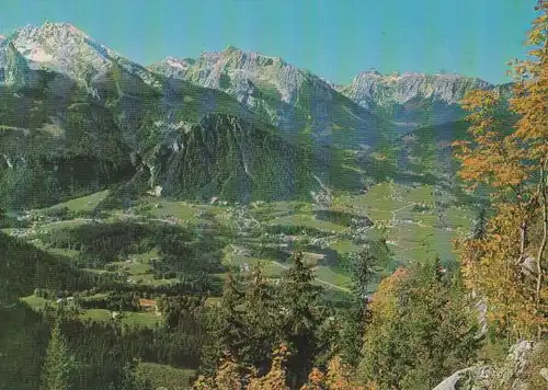 Blick auf die Schönau mit Watzmann - 1979