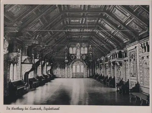 Eisenach - Wartburg, Bankettsaal - ca. 1955