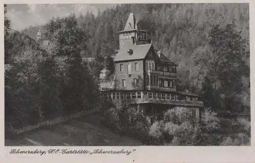 Schwarzburg - HO-Gaststätte Schwarzaburg - ca. 1955