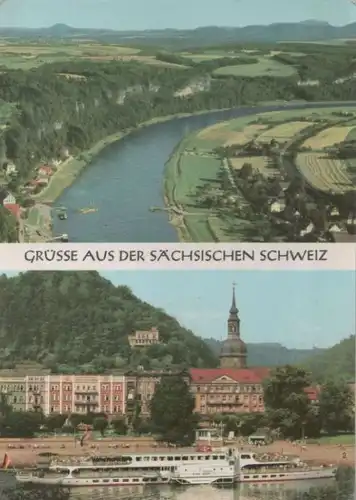 Sächsische Schweiz - u.a. Blick von Bastei - 1972