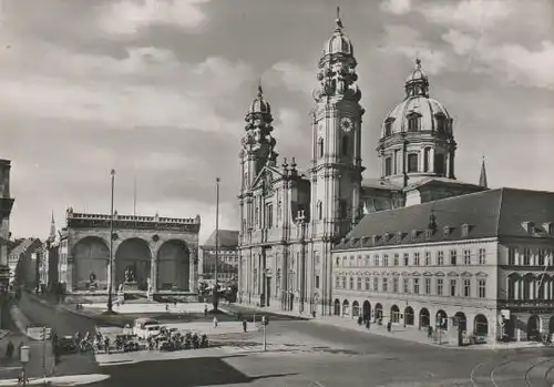 München - Odeonsplatz m. Feldherrnhalle - ca. 1965