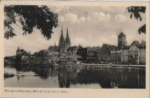 Regensburg - Blick auf den Dom - ca. 1940