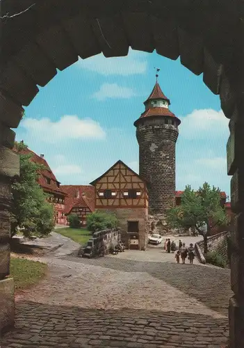 Nürnberg - Burg mit Sinwellturm und tiefem Brunnen - 1982