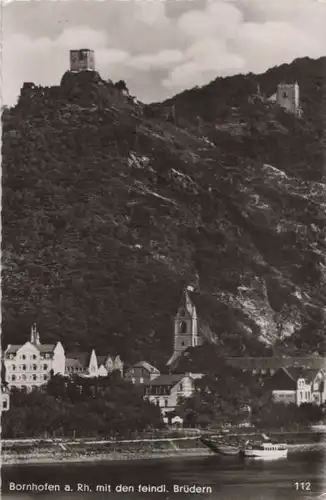 Bornhofen, Rhein - mit den feindlichen Brüdern - 1957