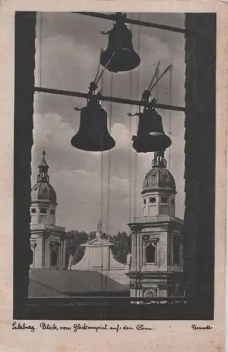 Österreich - Österreich - Salzburg - Blick vom Glockenspiel auf den Dom - 1944