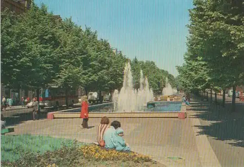 Polen - Polen - Stettin Szczecin - Aleja fontann - ca. 1975