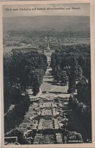 Kassel-Wilhelmshöhe - Blick vom Herkules - 1932
