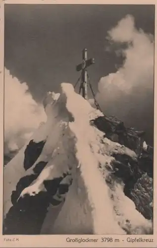 Österreich - Österreich - Großglockner - Gipfelkreuz - ca. 1950