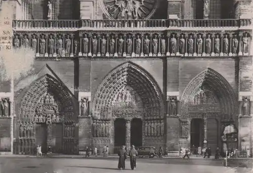 Frankreich - Frankreich - Paris - Notre Dame - Portale - 1971