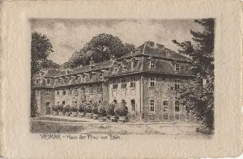 Weimar - Haus der Frau von Stein