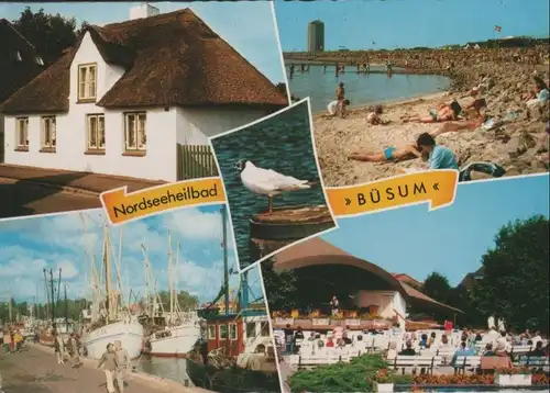 Büsum - u.a. Fischereihafen - ca. 1990