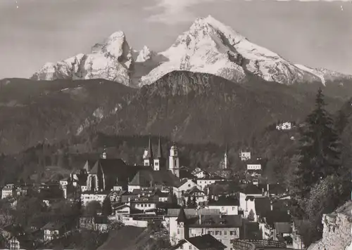 Berchtesgaden - mit Watzmann - 1961