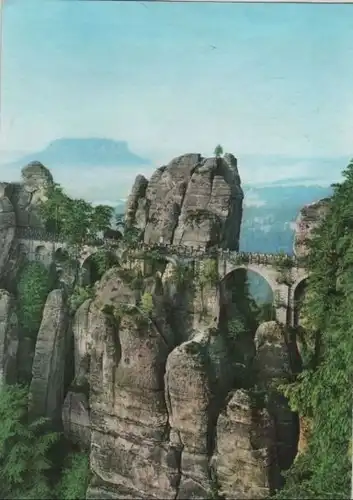 Sächsische Schweiz - Basteibrücke - ca. 1975