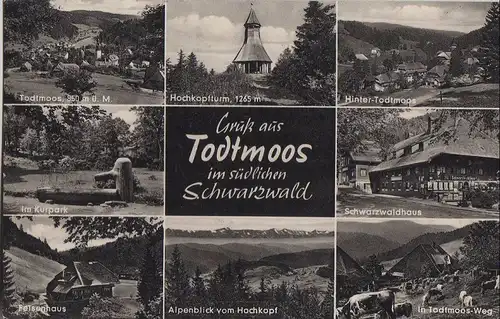 Todtmoos - u.a. Felsenhaus - 1968