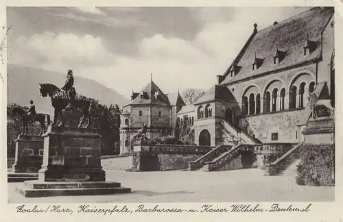 Goslar - Barbarossa- und Kaiser-Wilhelm-Denkmal