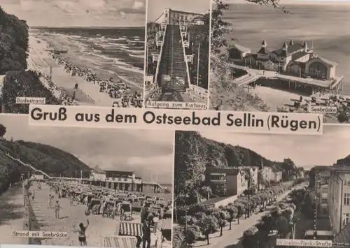 Binz - Sellin auf Rügen u.a. Wilhelm-pieck-Straße - ca. 1965
