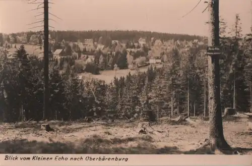 Altenberg-Oberbärenburg - Blick vom Kleinen Echo - 1962