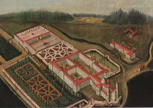 Ottobeuren - Schaubild der Klosterneuplanung - 1977