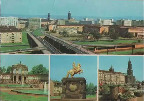 Dresden - u.a. Goldener Reiter - 1975