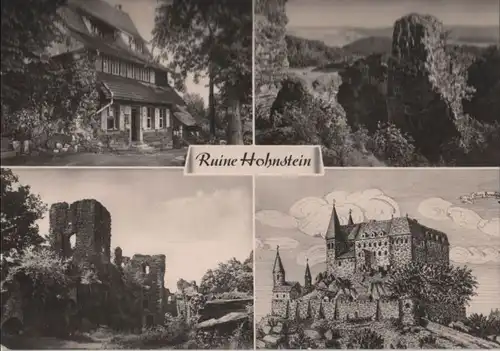 Hohnstein - Ruine - 1967