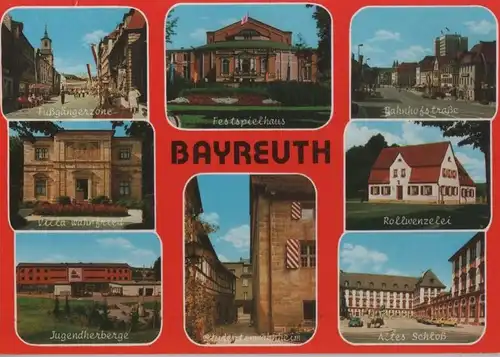 Bayreuth - u.a. Festspielhaus - ca. 1980
