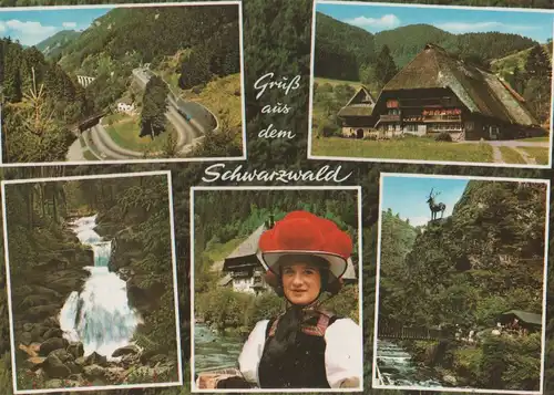 Schwarzwald - 5 Teilbilder - 1983