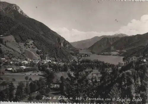 Italien - Italien - Pieve di Ledro - Panorama con il Lago di Ledro - 1958