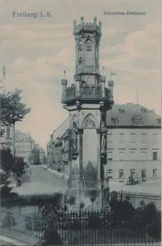 Freiberg - Schweden-Denkmal - ca. 1930