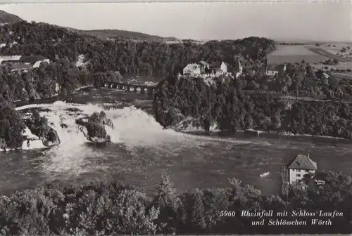 Schweiz - Schweiz - Rheinfall - mit Laufen und Wörth - ca. 1960