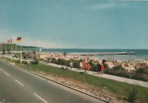 Scharbeutz - Haffkrug - Promenade am Strand - 1978