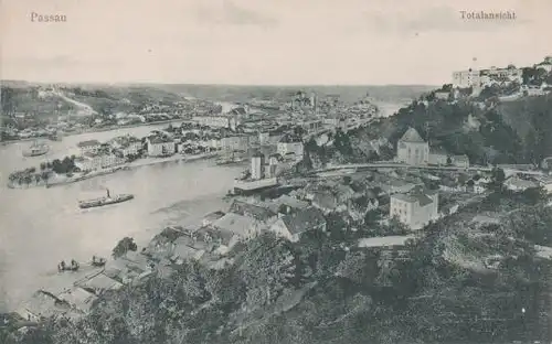 Passau - Totalansicht - ca. 1935