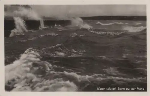 Waren - Sturm auf der Müritz - 1954