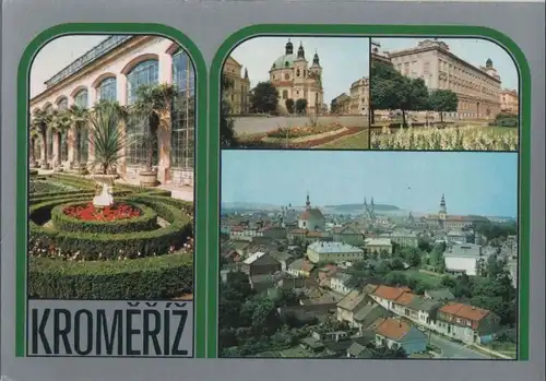 Tschechien - Tschechien - Kromeriz - 4 Teilbilder - ca. 1980