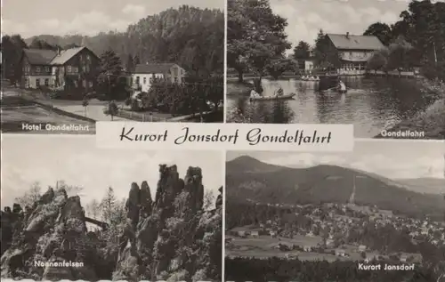 Jonsdorf - Gondelfahrt, u.a. Hotel - 1965
