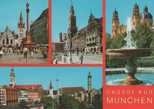 München - mit 4 Bildern - ca. 1980