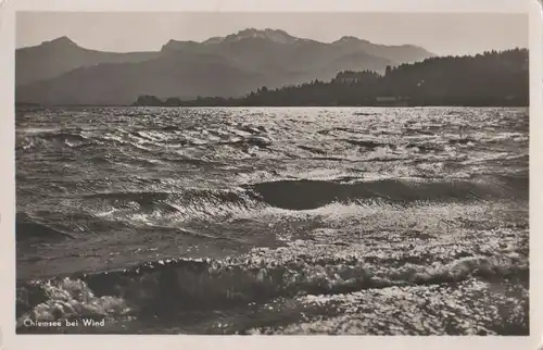 Chiemsee - im Wind - ca. 1950