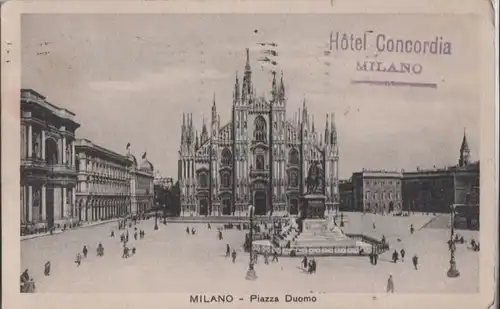 Italien - Italien - Mailand Milano - Piazza Duomo - 1929