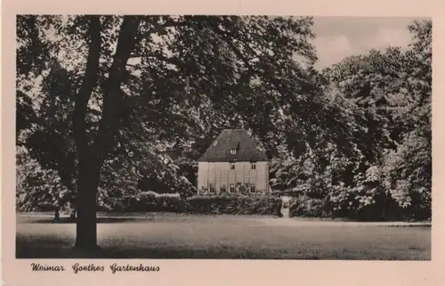 Weimar - Goethes Gartenhaus - 1957