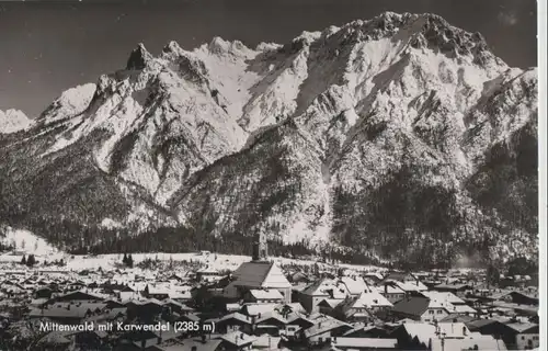 Mittenwald - mit Karwendel - 1962