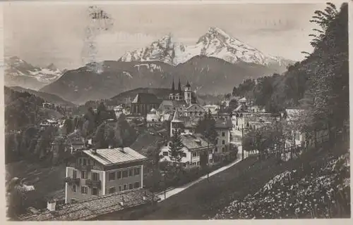 Berchtesgaden mit Watzmann - 1929