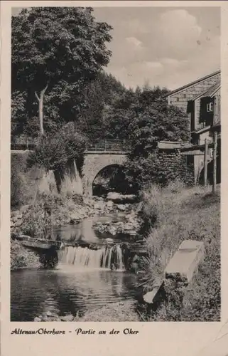 Altenau - Partie an der Oker - 1950