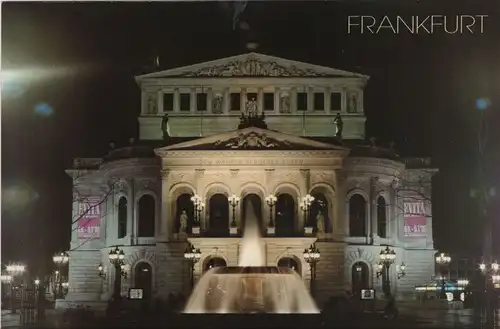 Frankfurt Main - angeleuchtetes Gebäude