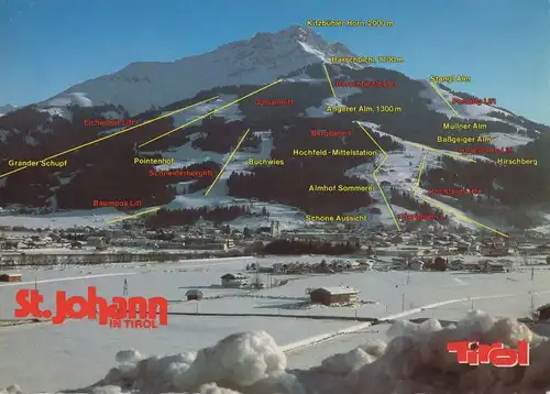 Österreich - Sankt Johann in Tirol - Österreich - Wintersportzentrum