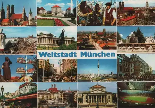 München - u.a. Brauerei-Festgespann - ca. 1980
