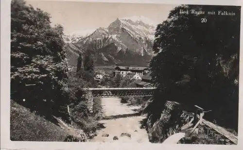 Schweiz - Schweiz - Bad Ragaz - mit Falknis - 1935