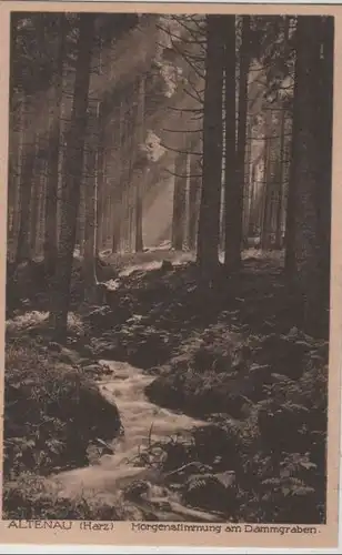 Altenau - Morgenstimmung am Dammgraben - ca. 1935